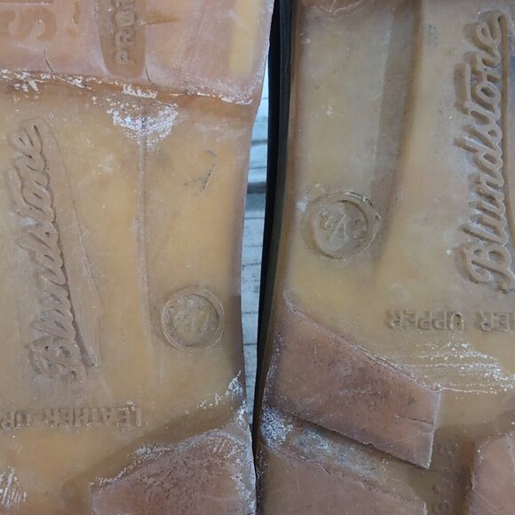 Blundstone Brown Leather Slip On Chelsea Boots Size AU 7.5 - Picture 14 of 14